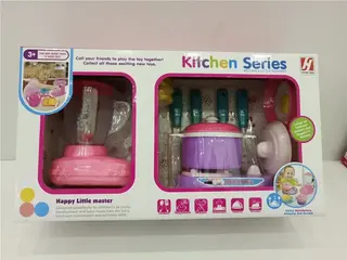 Игровой набор посуды "Мини-кухня": соковыжималка и плита