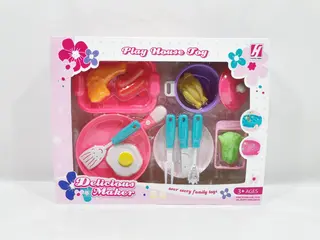 Игровой набор посуды с музыкой и светом