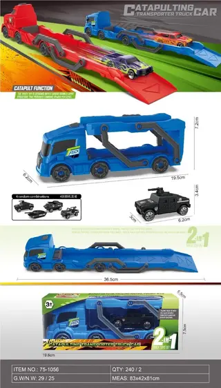 Rc Car Blue 19.5cm, 240 pcs