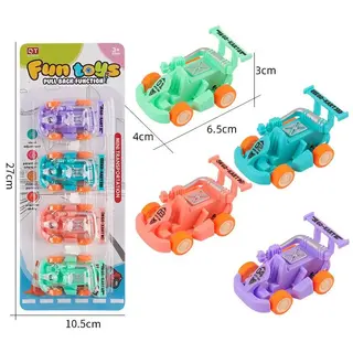 Pull Back Cars, Friction, Pull-Back, 6.5 cm, 384 pcs