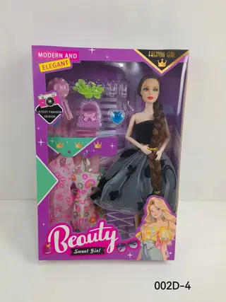Кукла в стиле Barbie 11 дюймов, 9 шарниров, утяжеленная