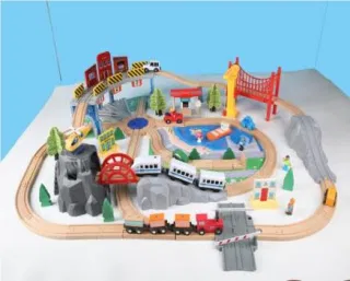 Race Car Track, Wooden 110cm