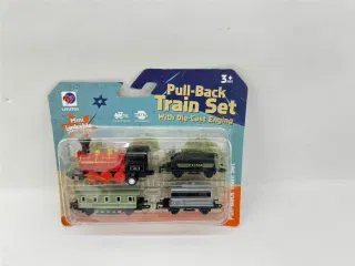 Train Set, Alloy Box 63x48 cm