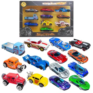 Набор машинок 1:64, 10 шт (6 сплав, 4 ретро)