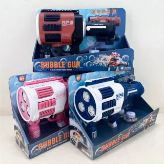 Bubble Guns, Blower, White, Glass