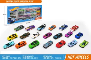 Металлические машинки Hot Wheels, 20 шт.
