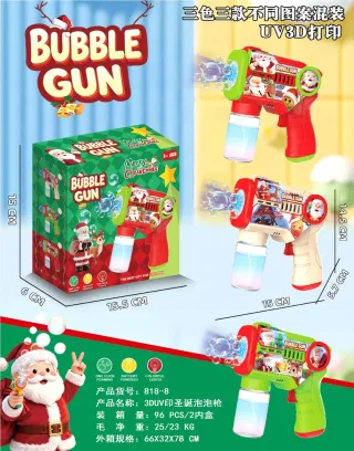 Bubble Guns, Blower, Green, Electric, 15 cm