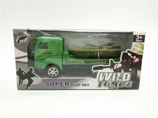 Военный тягач с катером, Jada Toys