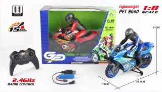 RC Motorcycle, 26.5 cm, 1:8, 12 pcs