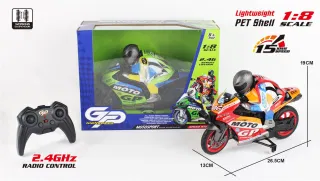 RC Motorcycle, 26.5 cm, 1:8, 12 pcs, 9307