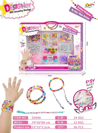 Набор для создания украшений DIY beaded, 96 шт.