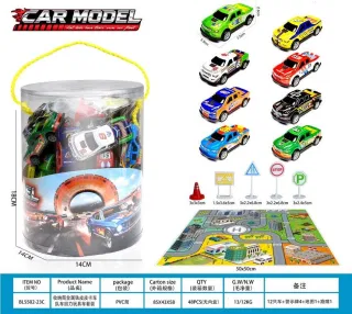 Wholesale Toy Pickup Truck, Metal, 7.5 cm, 48 pcs