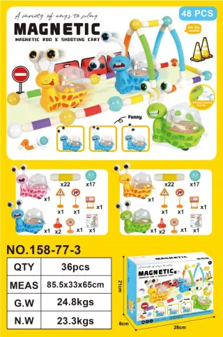 Magnetic Tiles, Yellow, Educational, 36 pcs