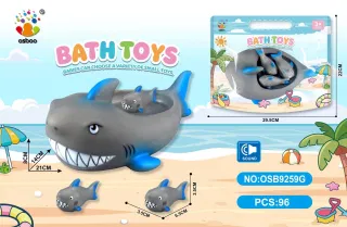 Wholesale Vinyl Toys, Bath White 21cm, 96 pcs