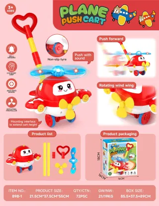Rc Airplane Toy, Pink, 18 cm