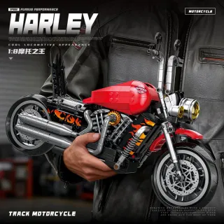 Конструктор мотоцикл Harley, 1000+ деталей