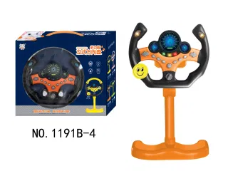 Electronic Learning Toys Steering Wheel 360 Degree Rotation, Black