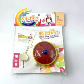 Игрушечная посуда из нержавейки с конфетами