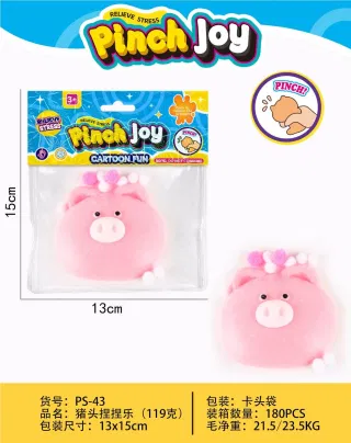 Toy, Plush, Blue, 3-6, 180 pcs