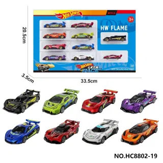 1:64 Alloy Racing Car 10 Pack