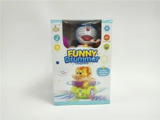 Интерактивный барабанящий котёнок с 3D подсветкой