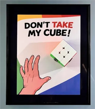 Magic Cube, Metal Box 35x25 cm
