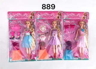 Кукла в стиле Barbie 29 см с длинной косой, 9 шарниров