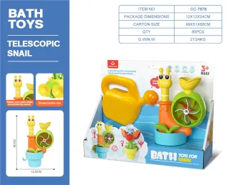 Игрушка для ванной Улитка с душем в дисплей-боксе