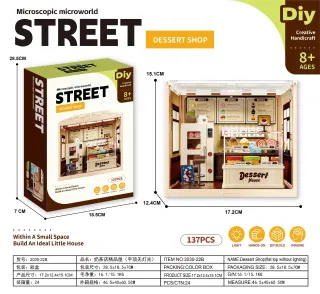 Игровой домик-кондитерская для девочки, без подсветки