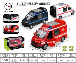 Wholesale Diecast Fire Trucks, Toy, Alloy, 11.5 cm