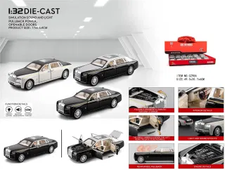 Металлическая модель Rolls-Royce Phantom 1:32, 12 шт.