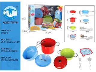 Wholesale Toy Tea Set, Play Dishes & Blue 30.5cm