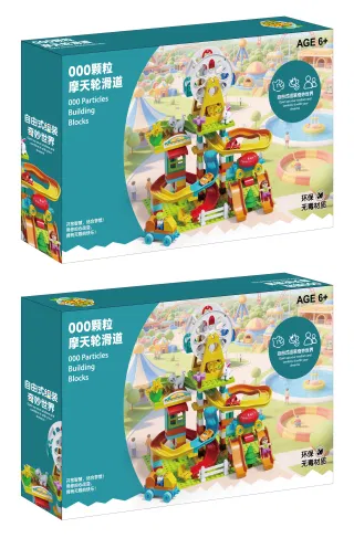 Wholesale Building Blocks, Blue 65cm, Assembly