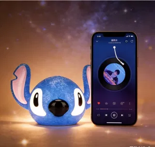 Ночник-колонка Stitch & Kuromi с Bluetooth и зарядкой