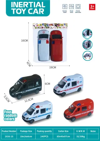 Toy Car Fire Truck, Pull-Back, Blue, Pull-Back, 240 pcs