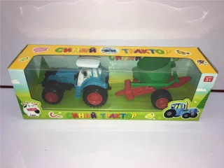 Игрушечный фермерский автомобиль с фигурками животных