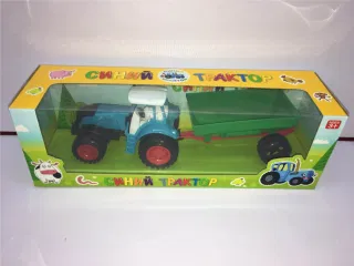 Игрушечный фермерский автомобиль с фигурками животных