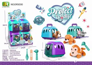 Игровой набор ветеринара с плюшевыми питомцами
