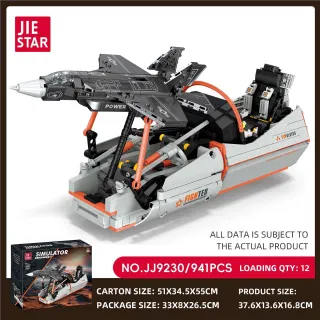 Конструктор F35 истребитель-симулятор, 12 шт/кор