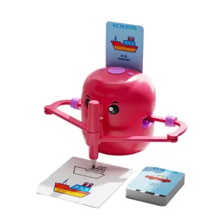 Интеллектуальная AI игрушка с карточками, красный