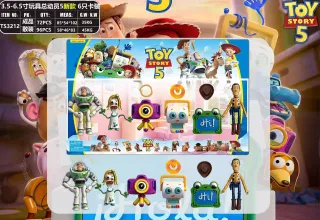 Фигурки Toy Story 5, 6 шт, подвижные конечности, свет