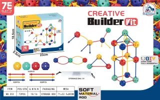 Развивающий набор бусин Versatile Beads (75 шт.)