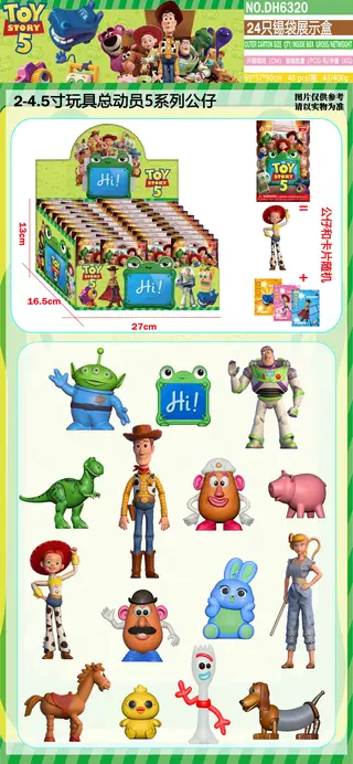 Игрушки История Игрушек в дисплей-боксе, 24 шт