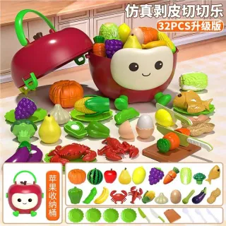 Play Food, White, 3-6, 18 pcs