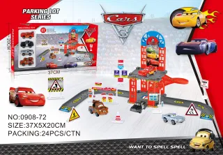 Автотрек "Тачки" с 4 машинками