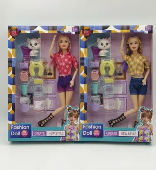 Кукла в стиле Barbie 11 дюймов с аксессуарами, 2 вида в наборе
